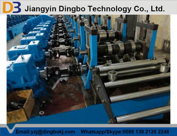 Hydraulic Post Cutting Cold Guardrail Roll Forming Machine With Automatic Easy Operation